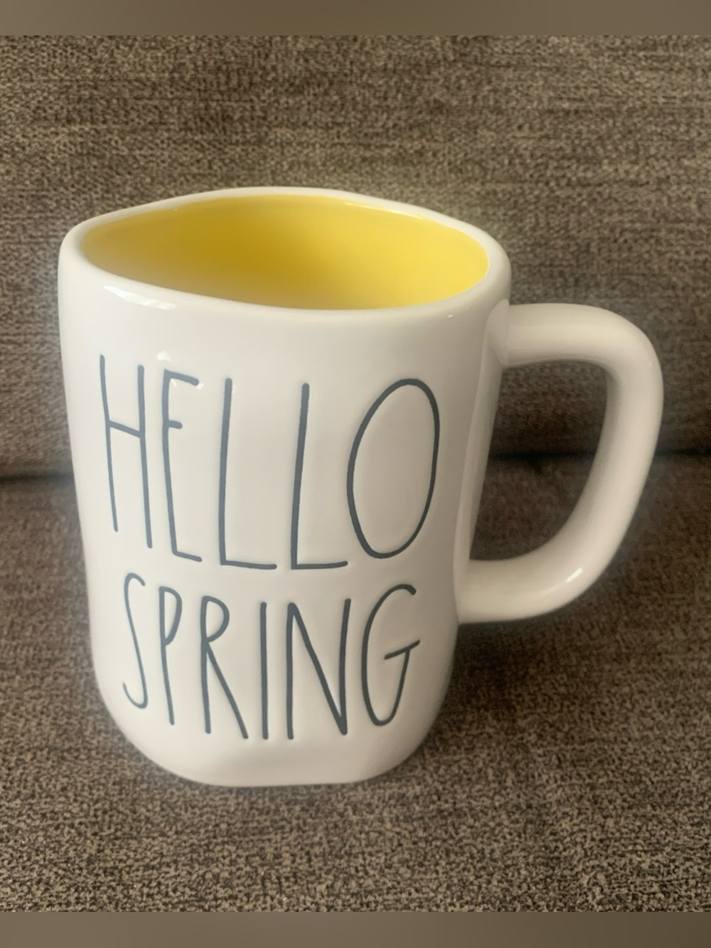 Rae Dunn Hello Spring Ceramic Mug The Artisan Collection by Magenta.Yellow Cream